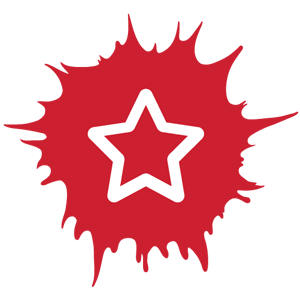 Rot weißes Logo der Sozialhelden