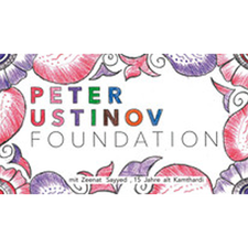 buntes Logo der Peter Ustinov Foundation
