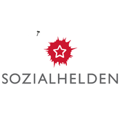 rot weißes Logo der Sozialhelden